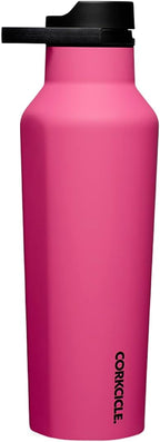 Corkcicle Sport Canteen Insulated Tumbler, Dragonfruit, 20 oz – Reusable Water Bottle Keeps Beverages Cold for 25 Hours & Hot 12 Hours – Cupholder Friendly Tumbler with Screw-On Cap