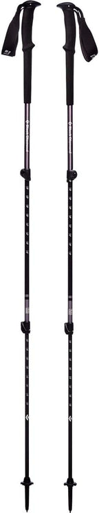 Black Diamond Trail Trekking Poles, Pair of 2 Lightweight Collapsible Aluminum Hiking Sticks for Trekking, Backpacking, Walking