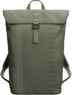 Db Journey Essential Backpack - Lightweight, Durable Rolltop Backpack with Laptop Compartment for Work, and Gym, Travel with Roller Bag Attachment, 12L - Moss Green