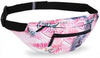 MAXTOP Large Crossbody Fanny Pack with 4-Zipper Pockets,Gifts for Enjoy Sports Festival Workout Traveling Running Casual Hands-Free Wallets Waist Pack Phone Bag Carrying All Phones