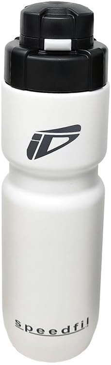 Speedfil Speedflask 21 oz. Vacuum Insulated Stainless Steel Cycling Sports Water Bottle with NEW Bounce Back Lid 2.0 (White)