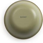 Barebones 2-Tone Bowls - Set of 2 Enamelware Bowls - Durable Kitchen or Camping Bowl (Olive Drab)