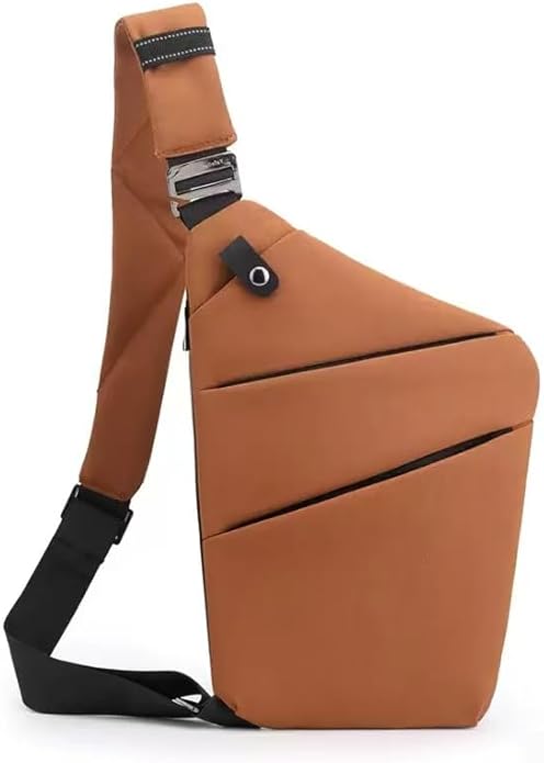 Crossbody Travel Bags for Women, New Theft Proof Safe Slim Sling Travel Purses, Personal Flex Shoulder Bag for Men Women