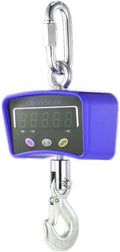 Heavy Duty Electronic Hanging Scale for Suitcases, Industrial Strength Luggage with Hook Travel and Shipping Needs (Blue 500KG)