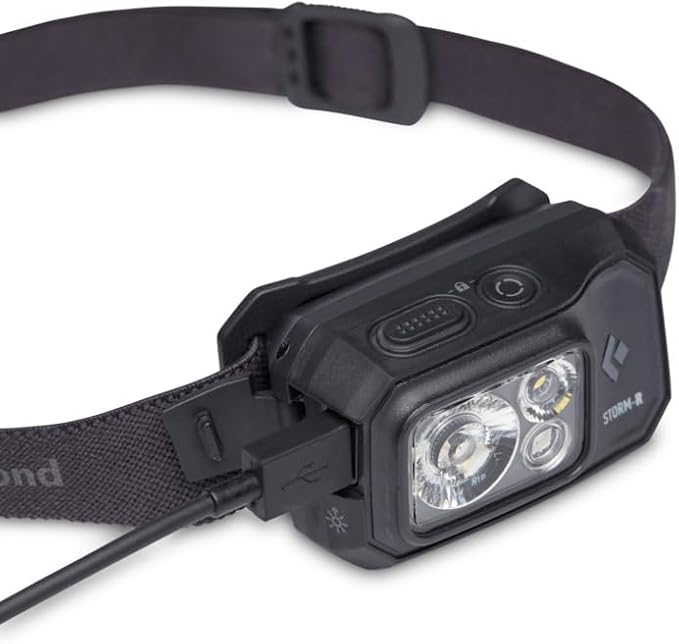 Black Diamond Storm 500-R Headlamp, Black