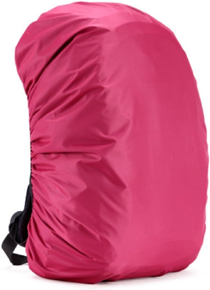 Silfrae Waterproof Rucksack Cover Backpack Rain Cover 30L-100L for Travel Climbing Hiking (Pink, 50L-60L)
