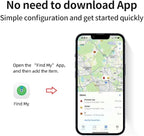 Find My Tag,Item Finder for Keys, Car, Wallet, Luggage, Bag, Pets and More, Works with Apple Find My App (iOS only), GPS Tracker for Kids (Green)