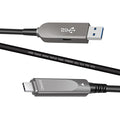 131ft/40m USB A to C Fiber Optic Data Cable, 10Gbps Long Distance Data Transfer USB 3.1 A to C, for VR, Camera, PC, Laptop, Webcam, Printer, Webcam etc.