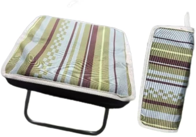 Outdoor Folding Stool Lightweight Foldable Chairs for Outside Waterproof Camping Stool Portable Seating Durable Comfortable Breathable Easy to Carry Perfect for Queuing Hiking and Picnics