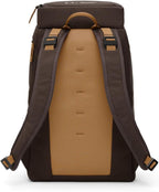 Db Journey The Hugger - Durable Travel Backpack with Laptop Compartment for Work & Gym, Luggage Backpack with Roller Bag Attachment, Full-Zip Main Compartment, 25L - Espresso
