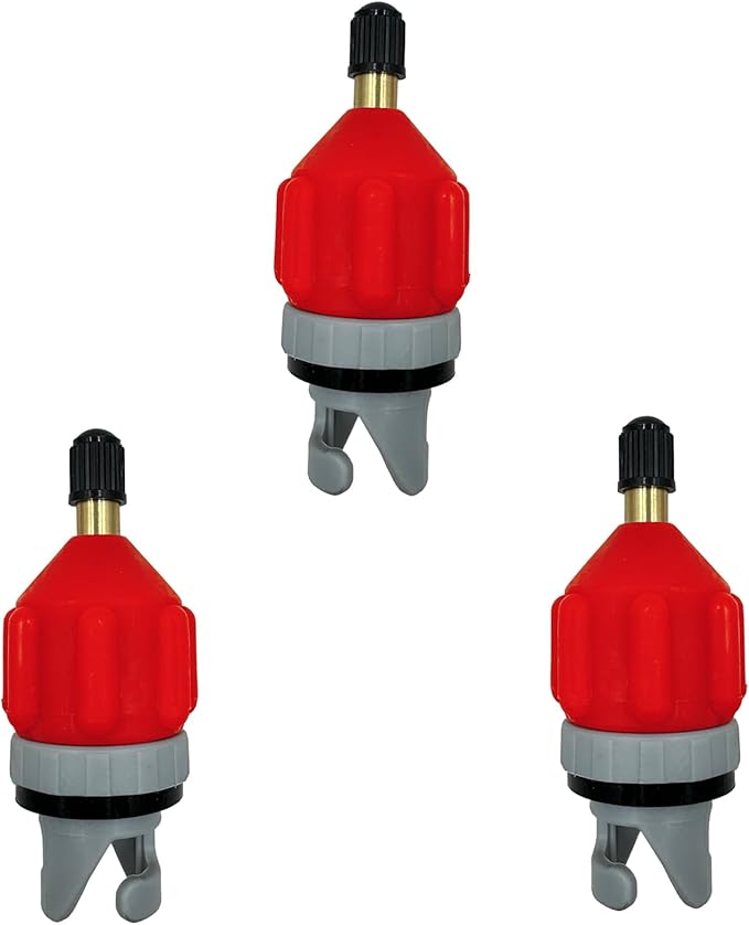 3pcs Sup Paddle Board Inflator Air Pump Adapter Adaptor Attachments for Inflatables Kayaks Boats Stand Up Paddleboard Valve Connector Accessories