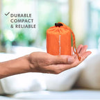 NovaMedic Emergency Survival Sleeping Bag 5 Pack, 84"x36", Waterproof Thermal Bivy Sack for Camping, Hiking, Outdoor, Activities & Travel, Durable, Lightweight & Compact Blanket