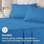 Queen Pillow Cases Set of 2 - Ultra Soft Hotel Quality Pillowcase Covers - Comfy Cozy Bedding for Women, Men, Kids & Teens - Machine Washable Pillow Protectors - 2 Pieces Set - Queen Size Royal Blue