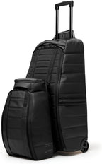 Db Journey The Hugger - Durable Travel Backpack with Laptop Compartment for Work & Gym, Luggage Backpack with Roller Bag Attachment, Full-Zip Main Compartment, 25L - Cappuccino