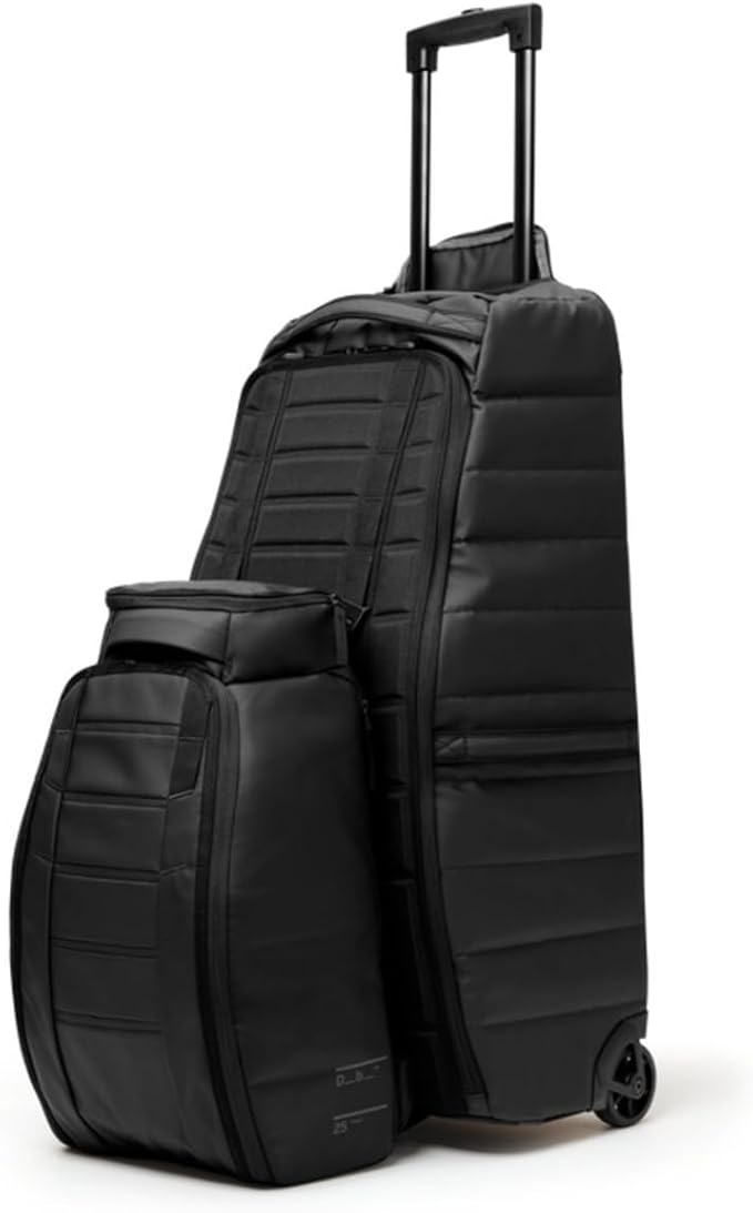 Db Journey The Hugger - Durable Travel Backpack with Laptop Compartment for Work & Gym, Luggage Backpack with Roller Bag Attachment, Full-Zip Main Compartment, 25L - Cappuccino