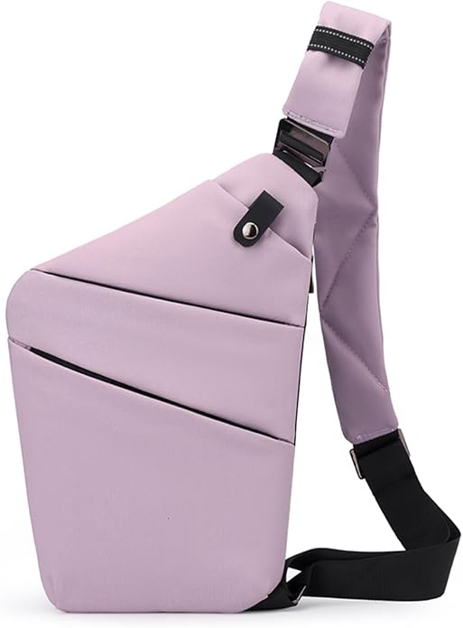 Travel Anti Pickpocket Purses, Slim Carry Crossbody Bag for Women & Man Travel Safe, Waterproof