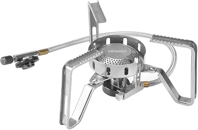 Fire-Maple FMS-125 PRO Gas Stove – Compact High-Powered Backpacking Stove with Wind-Resistant Flame, Stable Detachable Design, Electric Ignition – Lightweight & Durable for Camping & Hiking