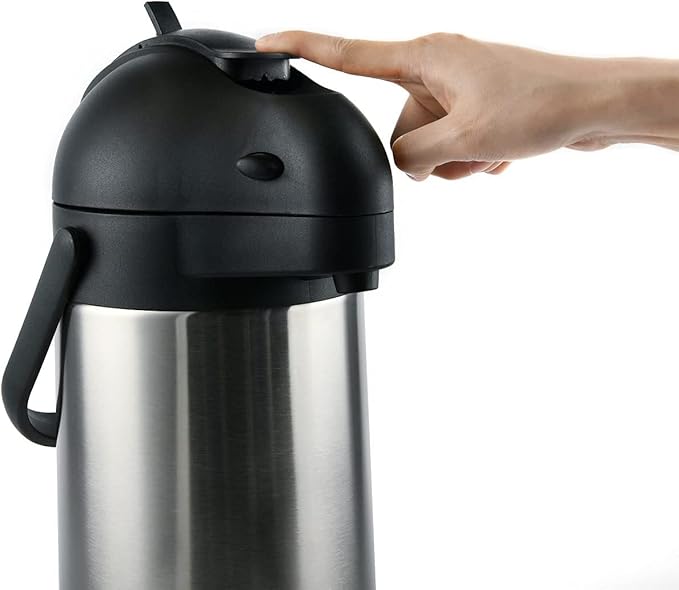 Heritage66 Thermal Coffee Carafe -Triple Wall Vacuum insulated Flask- keeping Beverages Hot for 12 hours /24 hours cold Tea, Water, and Coffee Dispenser (3 Liter / 101 Oz)