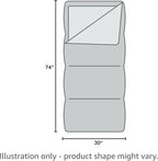 Klymit Sleeping-Bags KLYMIT Wild Aspen Lightweight Mummy Sleeping Bag, Best Gear for Cold Weather Camping, Hiking, Backpacking, Pair with Static V Sleeping Pad (Size Regular to XL)