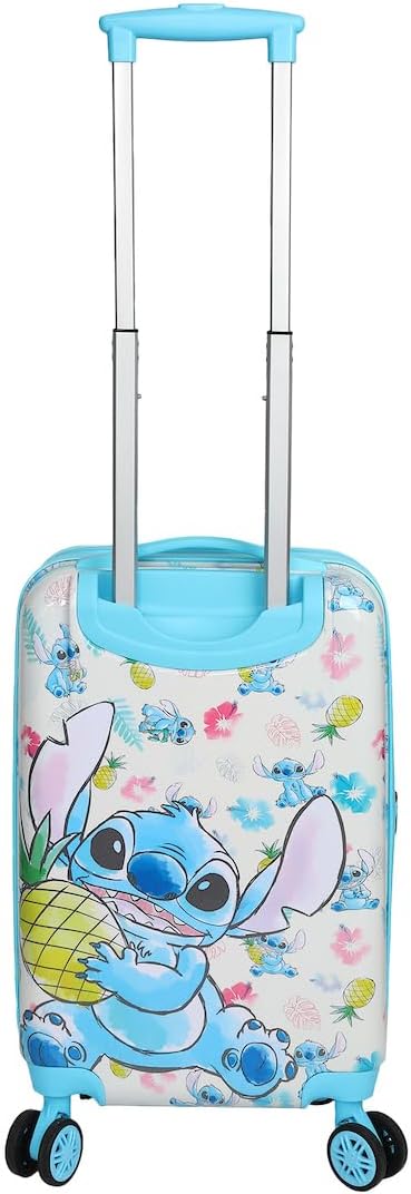 Bioworld Lilo & Stitch Stitch With Pineapple 20" White Carry-On Luggage-OSFA