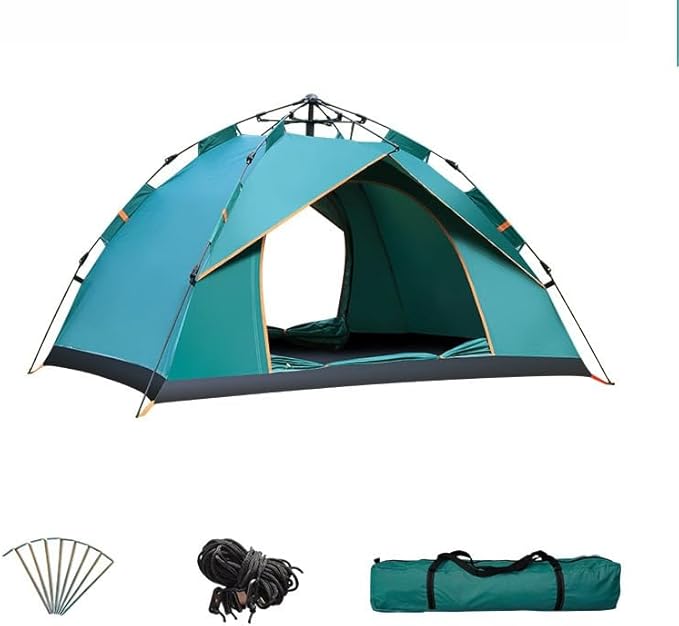 Camping Tent - Automatic Quick Open, Windproof, Easy Setup for Outdoor, Beach, Hiking, Traveling