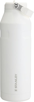 Stanley IceFlow Flip Straw 2.0 Water Bottle 50 OZ | Built-In Straw with Larger Opening | Lightweight & Leak-Resistant | Insulated Stainless Steel | BPA-Free | Frost