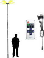 CONPEX Altra LED Telescoping Camping Lights, Portable Led Outdoor Camp Lighting with Remote & Manual Control Stand DC12V Outdoor Camp Light Telescopic Pole Fishing Light at Night