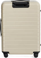 Away Medium Checked Luggage, Lightweight Hard Shell Suitcase with Spinner Wheels, Durable Rolling Luggage, TSA Lock, 26 Inch, Salt White