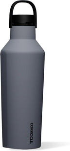 Corkcicle Sport Canteen - Keeps Drinks Cold 25 Hours - Stainless Steel Water Bottle - Triple-Insulated - Spill-Proof - Summer Drinkware Gift - Keeps Drinks Ice Cold - 32 oz - Hammerhead