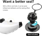 Watris Veiyi 2PCS Boston Valve, Towable Tube Plug, Inflatable Boat Air Valve, Air Mattress Plug Replacement for Rubber Dinghy Raft Kayak Pool Boat(Size As Shown)