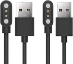 Magnetic Charger Cable for 3Plus Vibe Plus/Vibe +/Vibe Lite/Vibe Pro/Vibe+ Gen 2/Vibe Plus Gen 2 Smart Watch, 3.3FT Replacement High Speed USB Charging Cable Cord for 3Plus Vibe Plus Smartwatch, Black