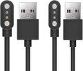 E ECSEM Y66 Smartwatch Magnetic Charger Cable, for Coucur Y66/Fempoin Y66/Jugeman Y66/Zakotu Y66/Motast Y66 Smart Watch, 3.3FT Replacement High Speed USB Charging Cable Cord, Black