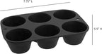 Old Mountain 10122 Cast Iron Muffin Pan - 6 Impression