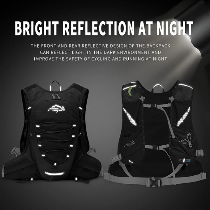 Running Hydration Vest for Men Women Water Backpack for Running 3L Running Hydration Pack for Trail Running Marathon Race Hiking
