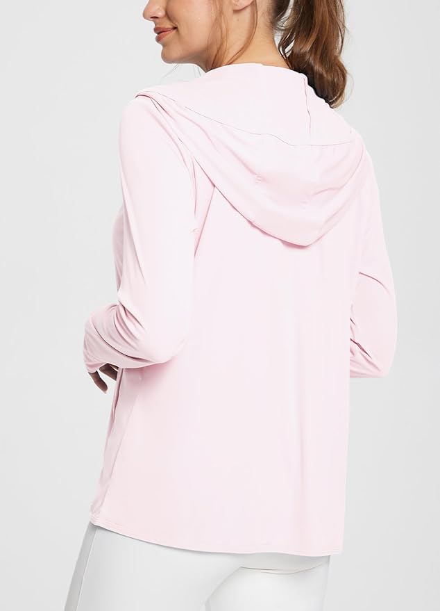 baleaf Women's Sun Protection Jacket Hoodie Clothing Lightweight Long Sleeve Sun Cover Up Shirt