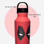 Corkcicle Sport Canteen - Keeps Beverages Cold 25 Hours - Triple Insulated Stainless Steel - Screw-On Lid - Reusable Bottle - Summer Drinkware Gift - Keeps Drinks Ice Cold - 20 oz - Deadpool