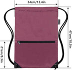 HOLYLUCK Drawstring Backpack Bag Sport Gym Sackpack