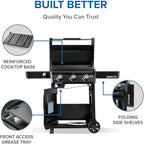 Freestyle™ 24 Inch Pre-seasoned Non-Stick Griddle, Propane