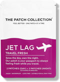 The Patch Collection® - Jet Lag Patch for Day & Night Time Zone Changes | Valerian Root, Passion Flower, Magnesium, Vitamin B1, B2, B3, Turmeric | 100% Natural & Vegan (Pack of 4)
