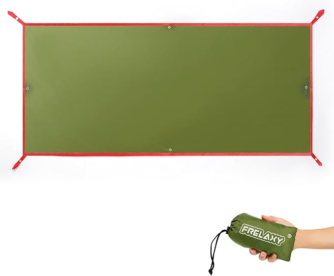 Frelaxy Tent Footprint, Waterproof Camping Tarp, Durable Tent Floor to Elevate Your Camping, Hiking, Backpacking, Hammock, Beach Experience