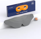 Sleep Mask for Side Sleeper Women Men, EVA BELLE Eye Mask for Sleeping Light Blocking, 3D Sleeping Mask Blackout, Soft Breathable Eye Shade Cover with Adjustable Elastic Strap for Travel Home Nap Rest