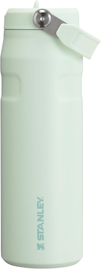 Stanley IceFlow Flip Straw 2.0 Water Bottle 24 OZ | Built-In Straw with Larger Opening | Lightweight & Leak-Resistant | Insulated Stainless Steel | BPA-Free | Mist