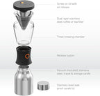 asobu Coldbrew Portable Cold Brew Coffee Maker With a Vacuum Insulated 1 Liter Stainless Steel 18/8 Carafe Bpa Free (Mint Green)…