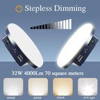 Camping Lights 13200 mAh 4500 Lumens 45W Portable Gear Power Outage USB Outdoor Rechargeable Magnetic Hanging Lantern Emergency Flashlight LED Canopy Tent Light