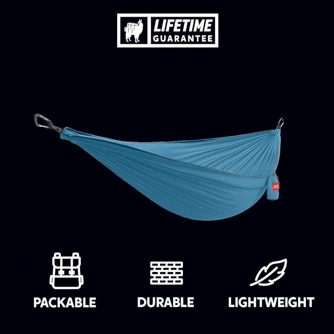 Grand Trunk Ultralight Camping Hammock - Lightweight and Portable Travel Hammock for Camping, Hiking, Backpacking, Beach, and Other Travel, Green