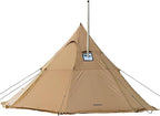 FireHiking Camping Hot Tent 4-8 Person Tipi Tent with Stove Jack for Bushcraft, Cooking and Heating