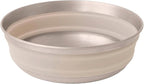 Sea to Summit Detour Stainless Steel Collapsible Bowl, Medium (22 fl oz), Moonstruck Grey