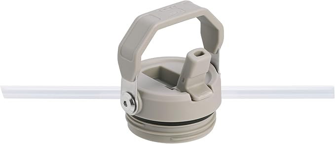 Stanley IceFlow Flip Straw 2.0 Water Bottle 36 OZ | Built-In Straw with Larger Opening | Lightweight & Leak-Resistant | Insulated Stainless Steel | BPA-Free | Ash