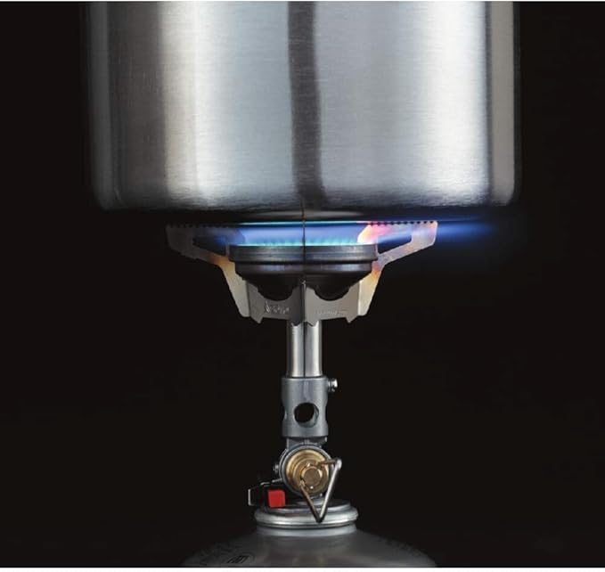 SOTO WindMaster Canister Stove with 4Flex for Windy Weather - Lightweight and Durable Backpacking Camp Stove, Compact Portable Camping Stoves for Hiking and Outdoor Cooking - Canister Not Included