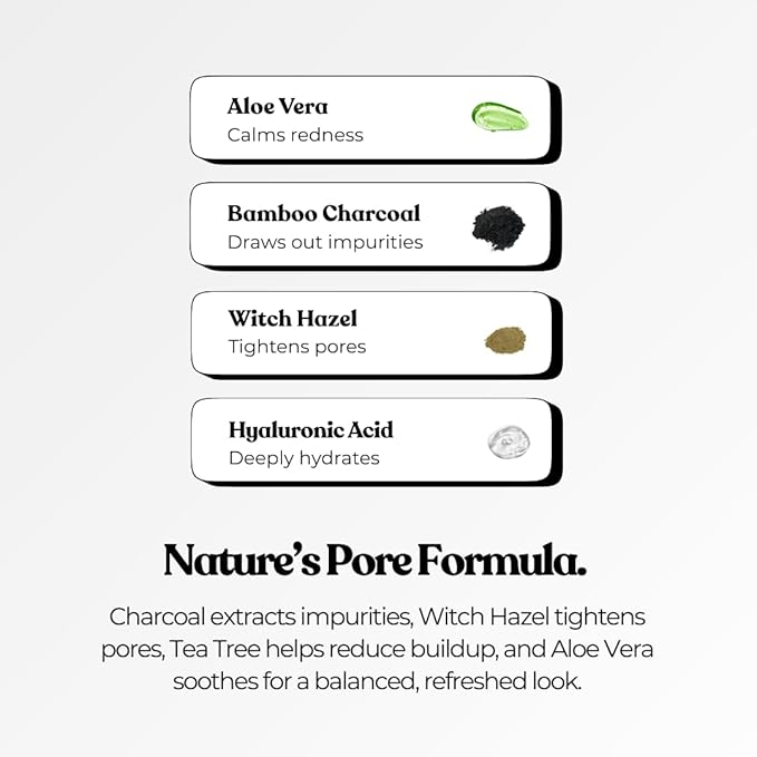 The Patch Collection® – Blackheads Deep Cleansing Pore Strips | Charcoal, Witch Hazel, Aloe Vera (Pack of 20)